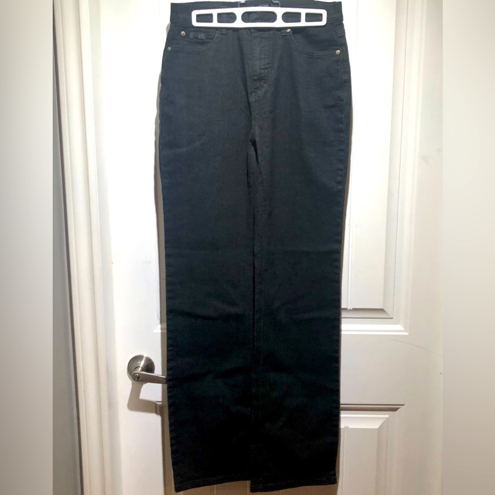 Simon Chang Black High Rise denim - Picture 1 of 7